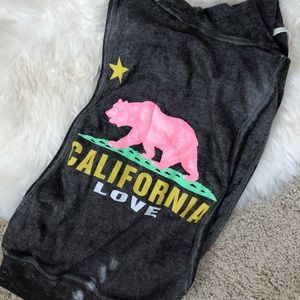 california tank hoodie